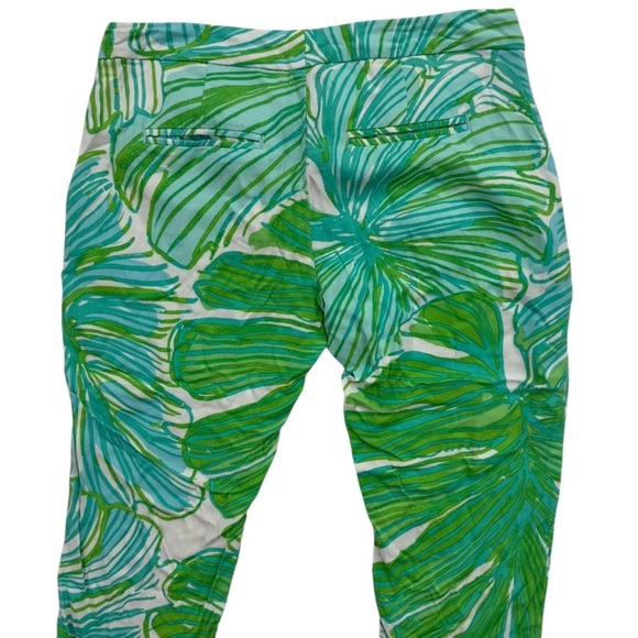 Lilly Pulitzer Palm Beach Tropical Slim Ankle
Length Cropped Pants Sz 00 - Picture 5 of 9